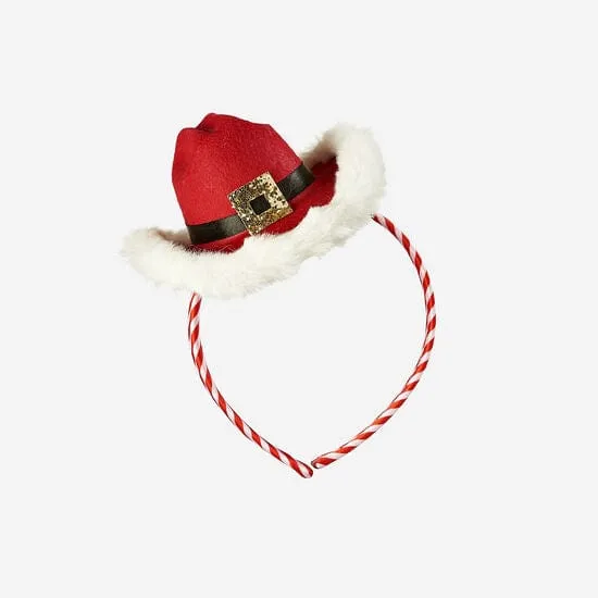 180 Degrees Cowboy Santa Headband