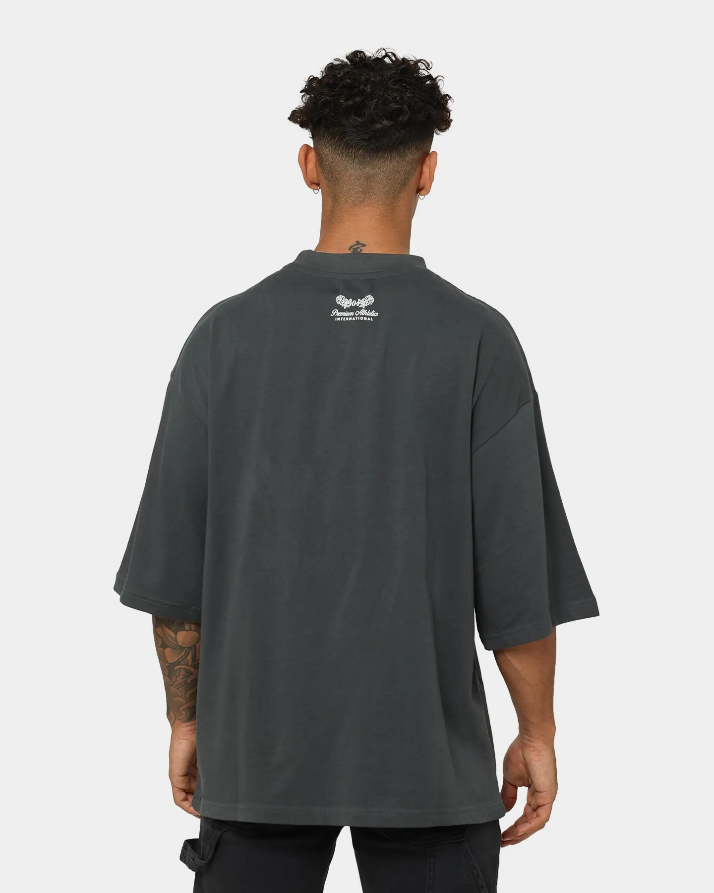 404 Premium Athletics Heritage T-Shirt Charcoal