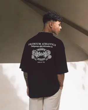 404 Premium Athletics Vintage T-Shirt Black