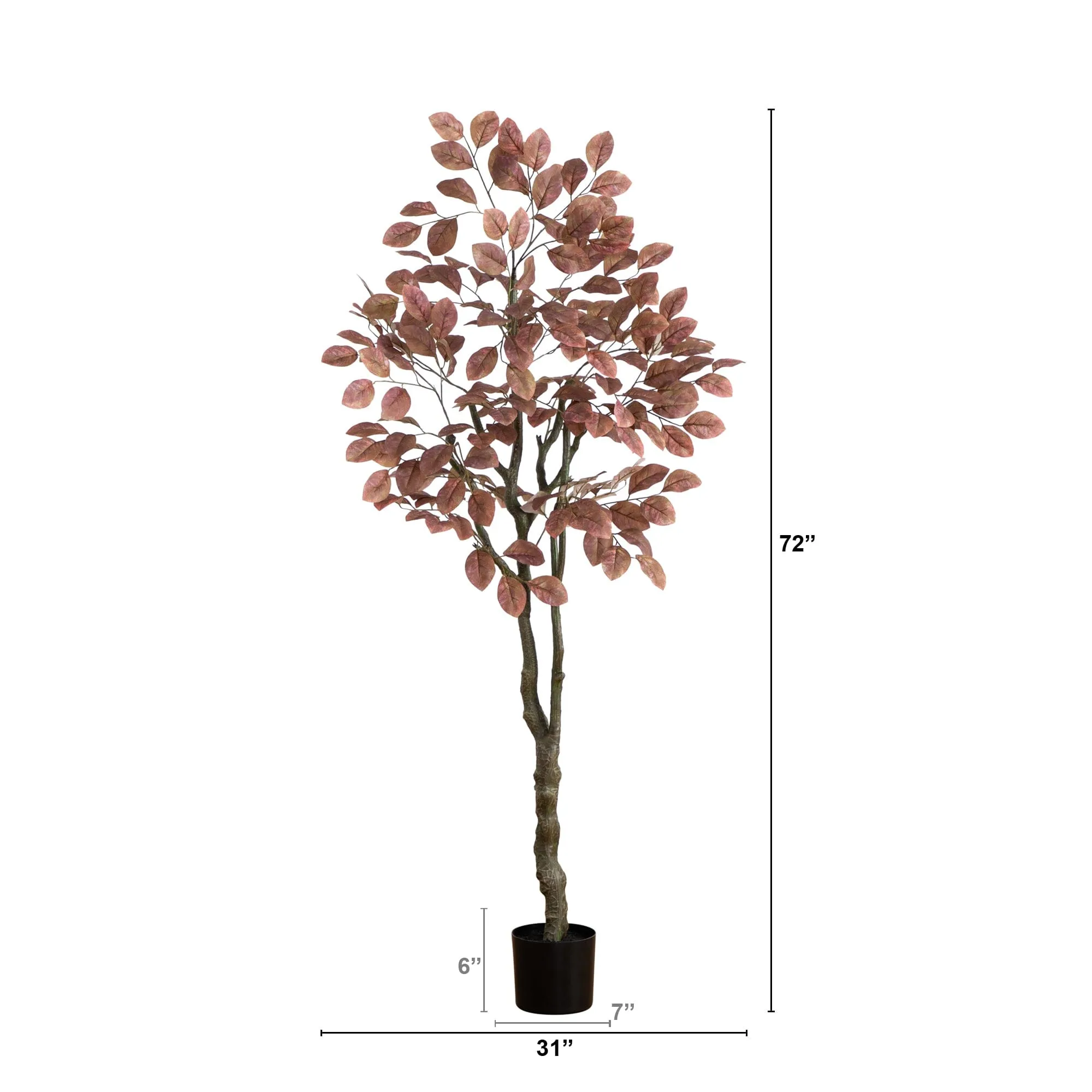 6’ Autumn Dogwood Artificial Fall Tree