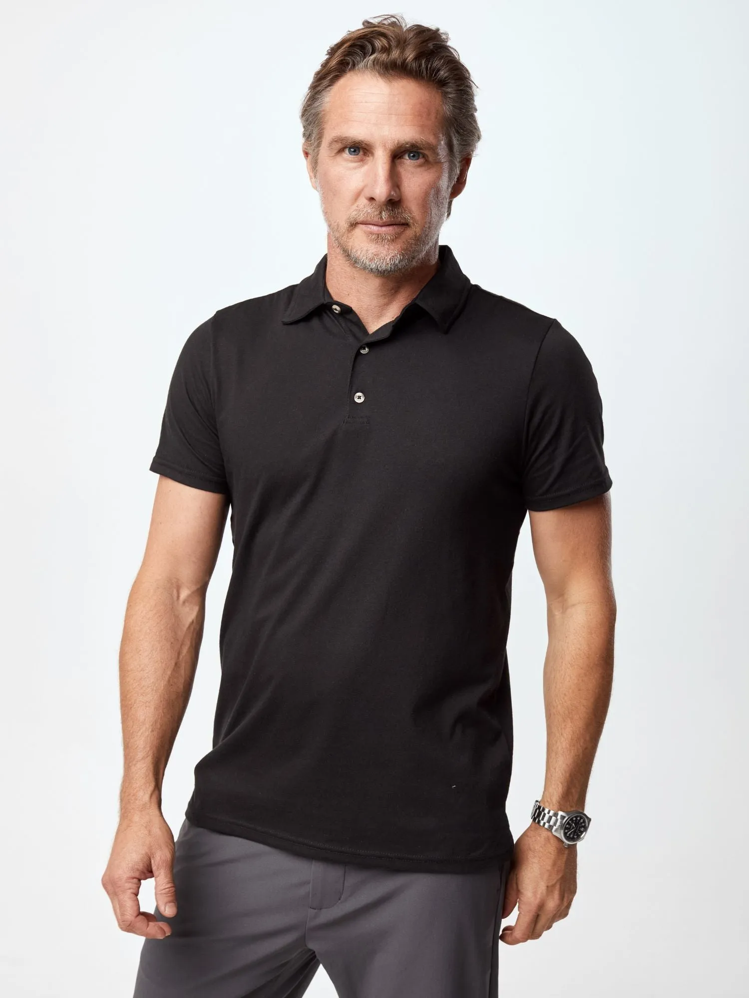 All Black Polo 3-Pack