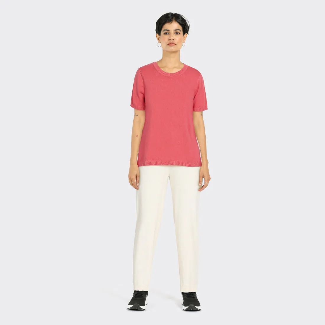 At-Ease Cotton Knit Top