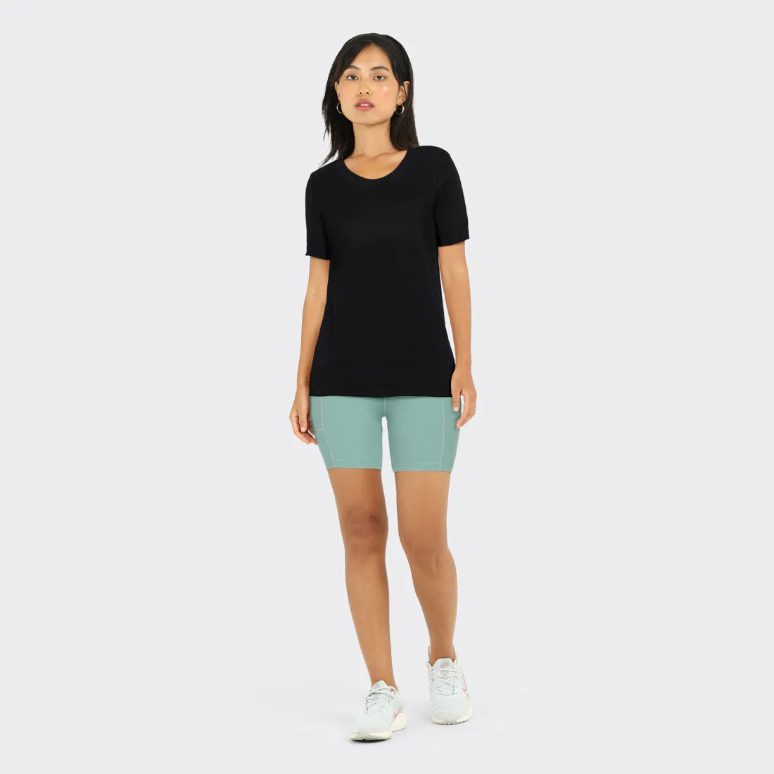 At-Ease Cotton Knit Top