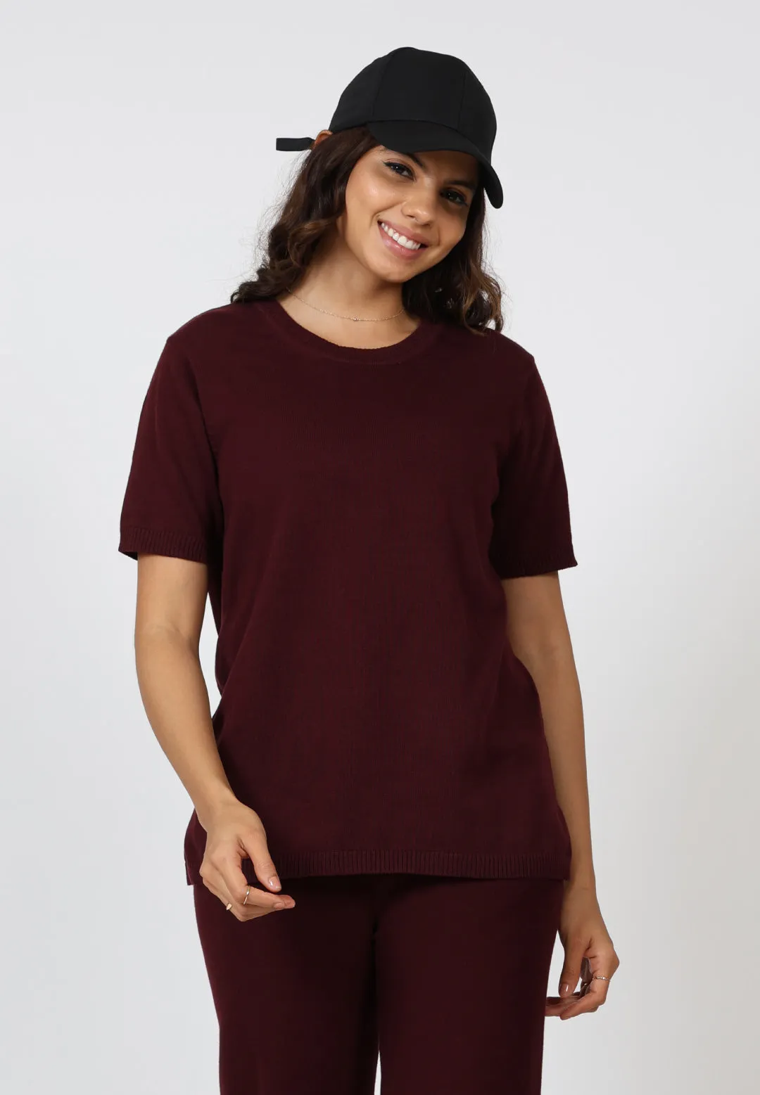 At-Ease Cotton Knit Top