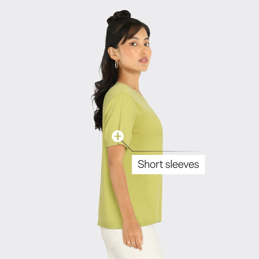 At-Ease Cotton Knit Top