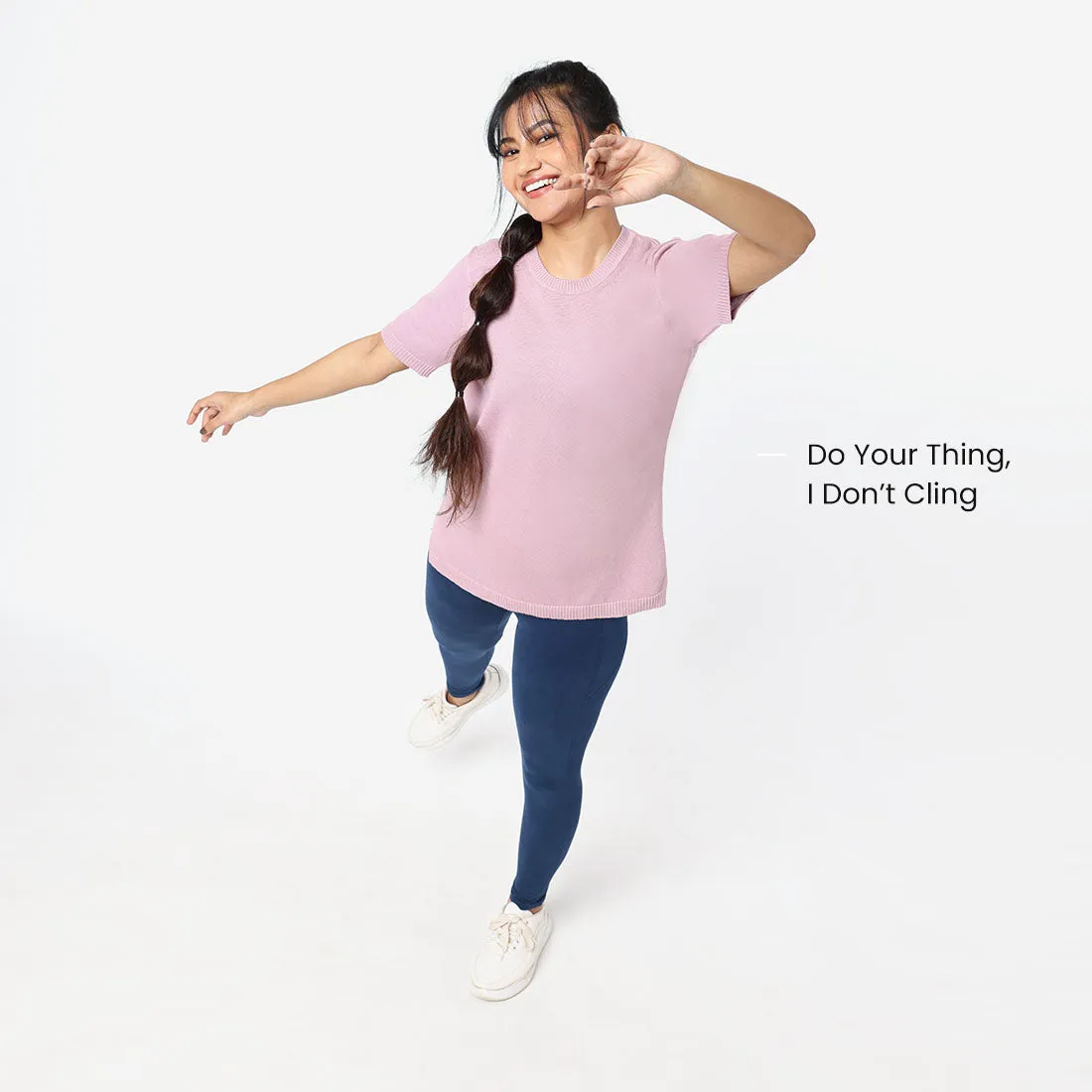 At-Ease Cotton Knit Top