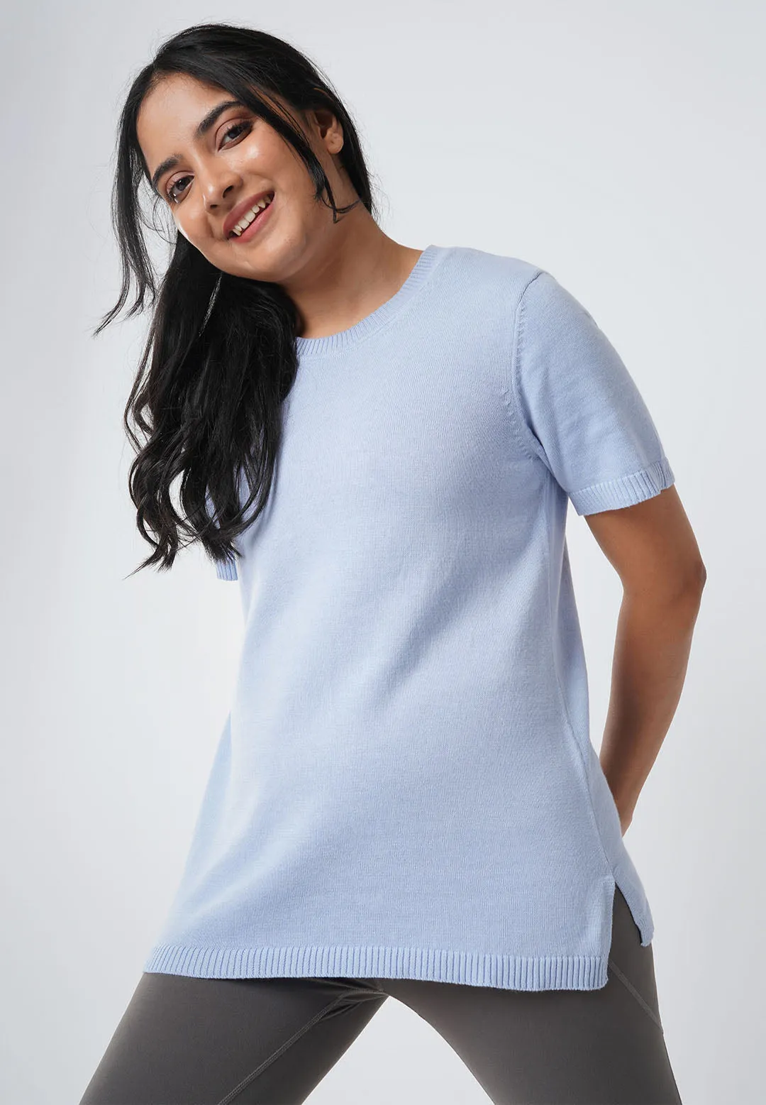 At-Ease Cotton Knit Top