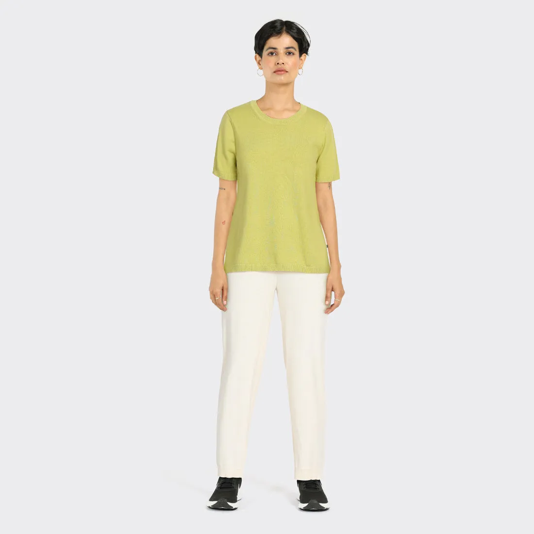 At-Ease Cotton Knit Top