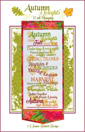 Autumn Delights Wall Hanging Quilt Pattern