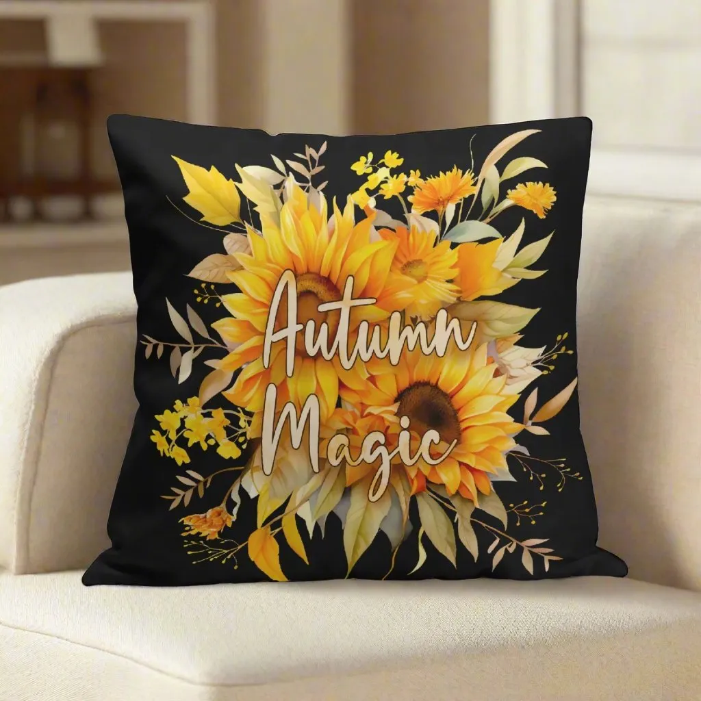 Autumn Magic 18'' Square Pillow Cover