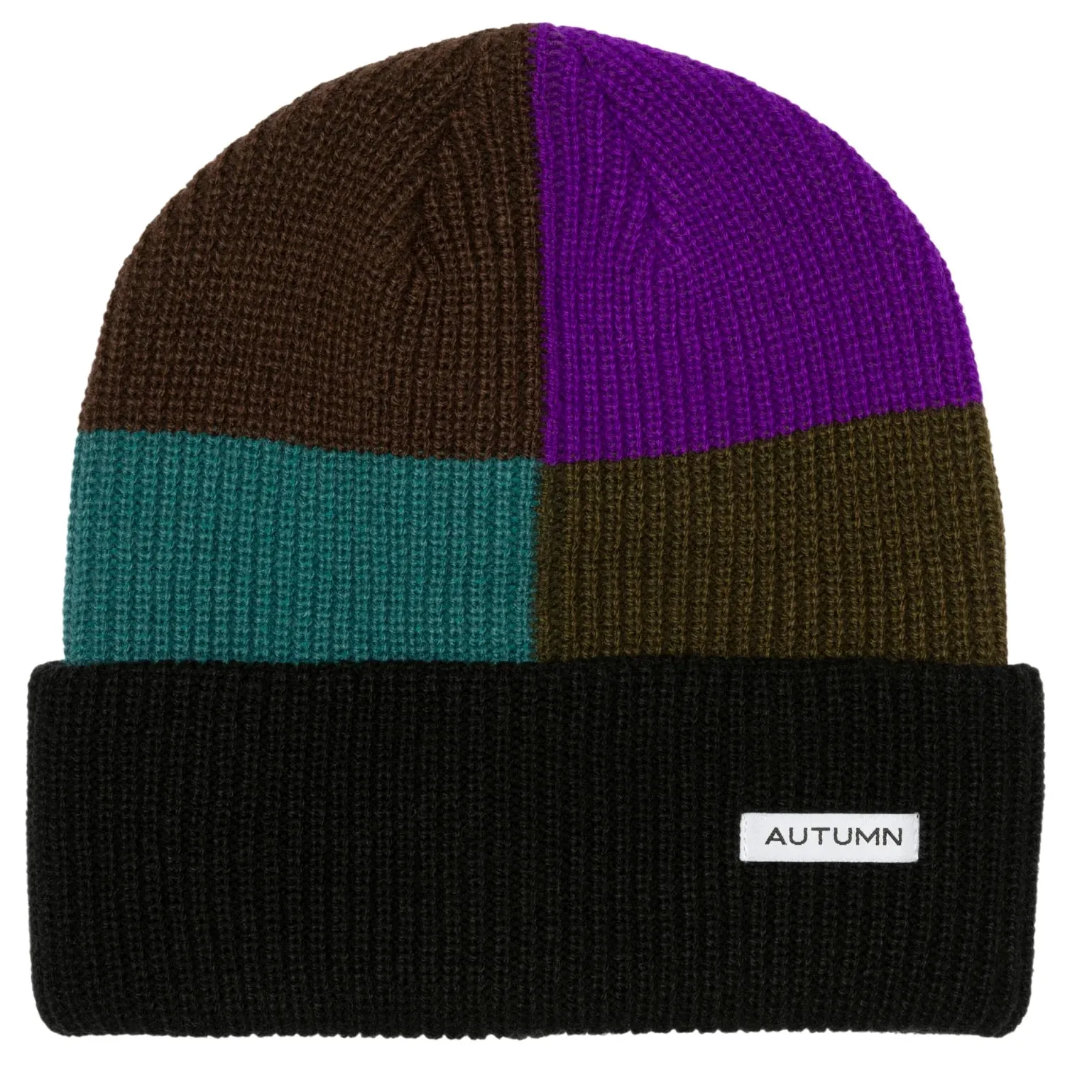 Autumn Patchwork Beanie