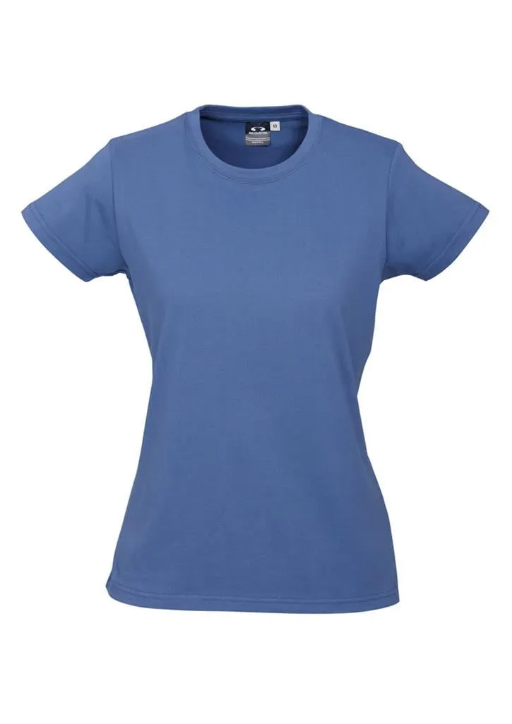 Biz Collection Womens Ice Short Sleeve Tee 1st ( 10 Colour ) (T10022)