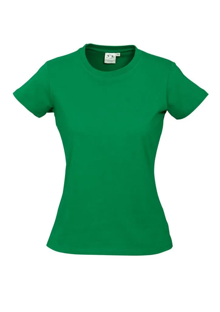 Biz Collection Womens Ice Short Sleeve Tee 1st ( 10 Colour ) (T10022)