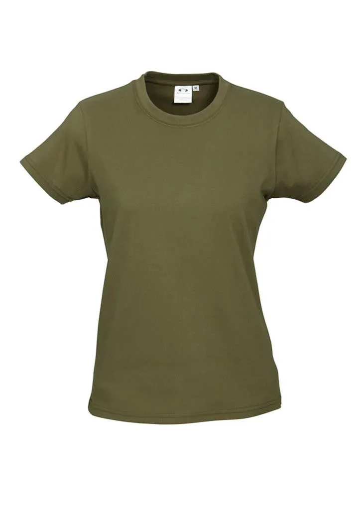 Biz Collection Womens Ice Short Sleeve Tee 1st ( 10 Colour ) (T10022)