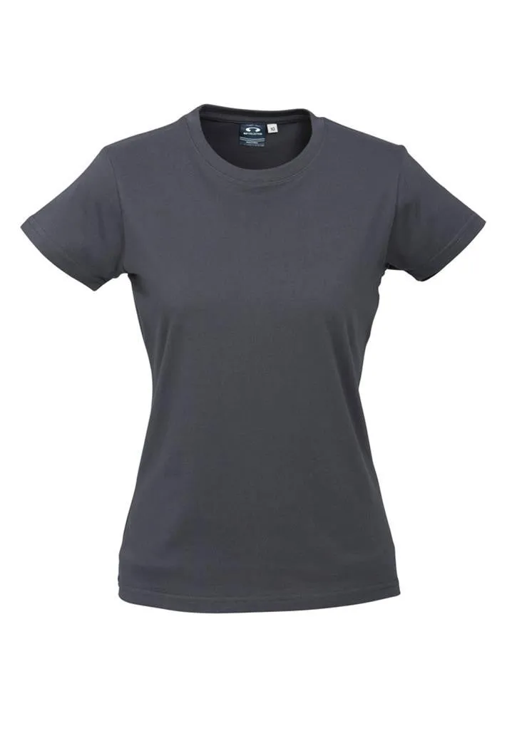 Biz Collection Womens Ice Short Sleeve Tee 1st ( 10 Colour ) (T10022)