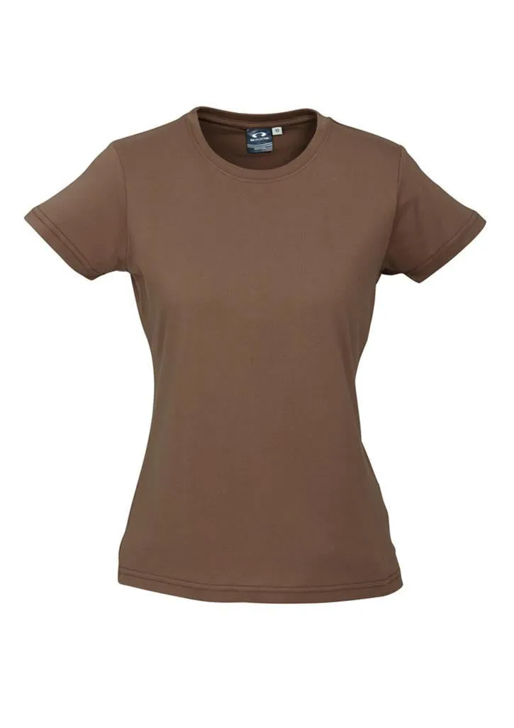 Biz Collection Womens Ice Short Sleeve Tee (T10022)-Clearance