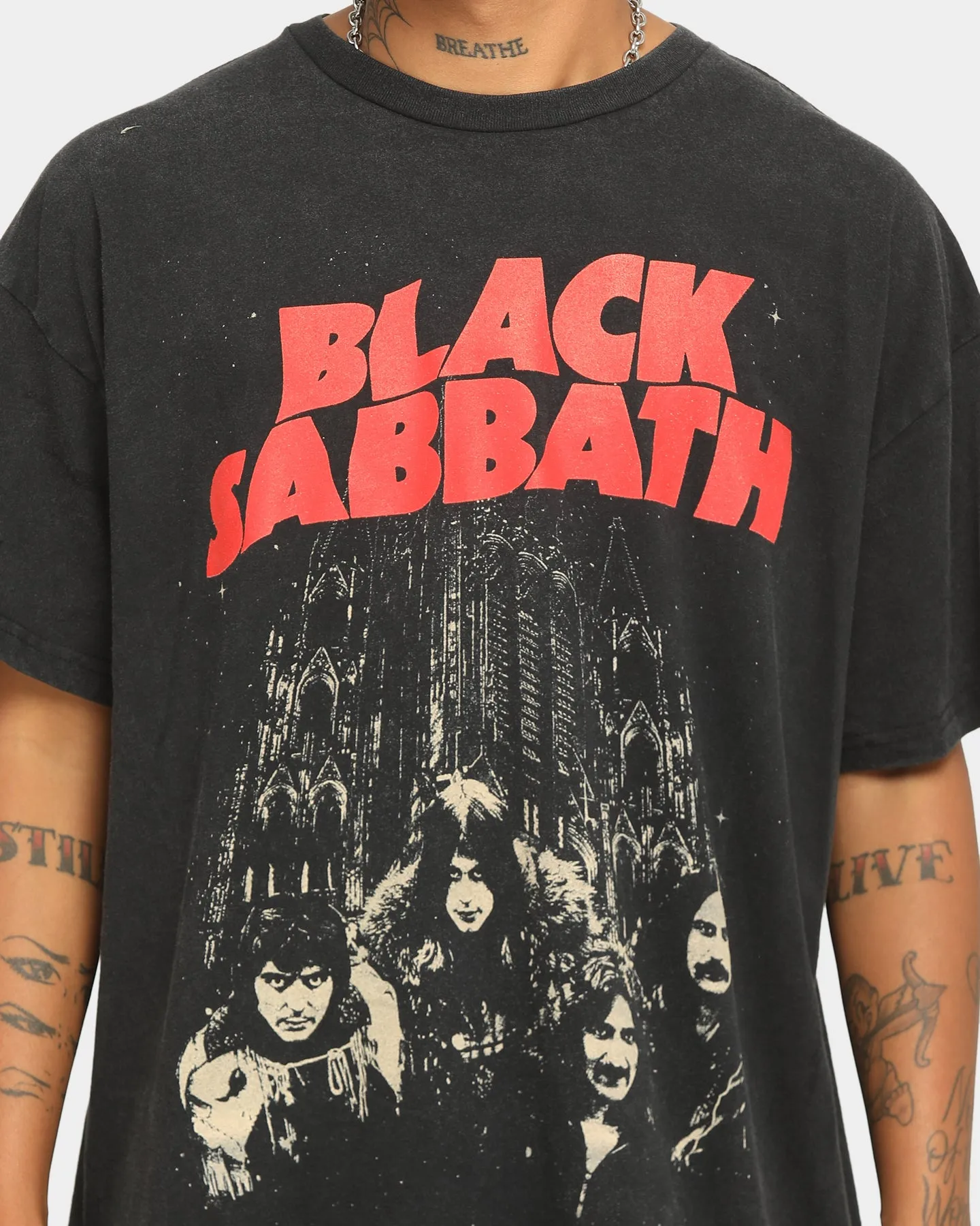 Bravado Bloody Sabbath Vintage T-Shirt Washed Black