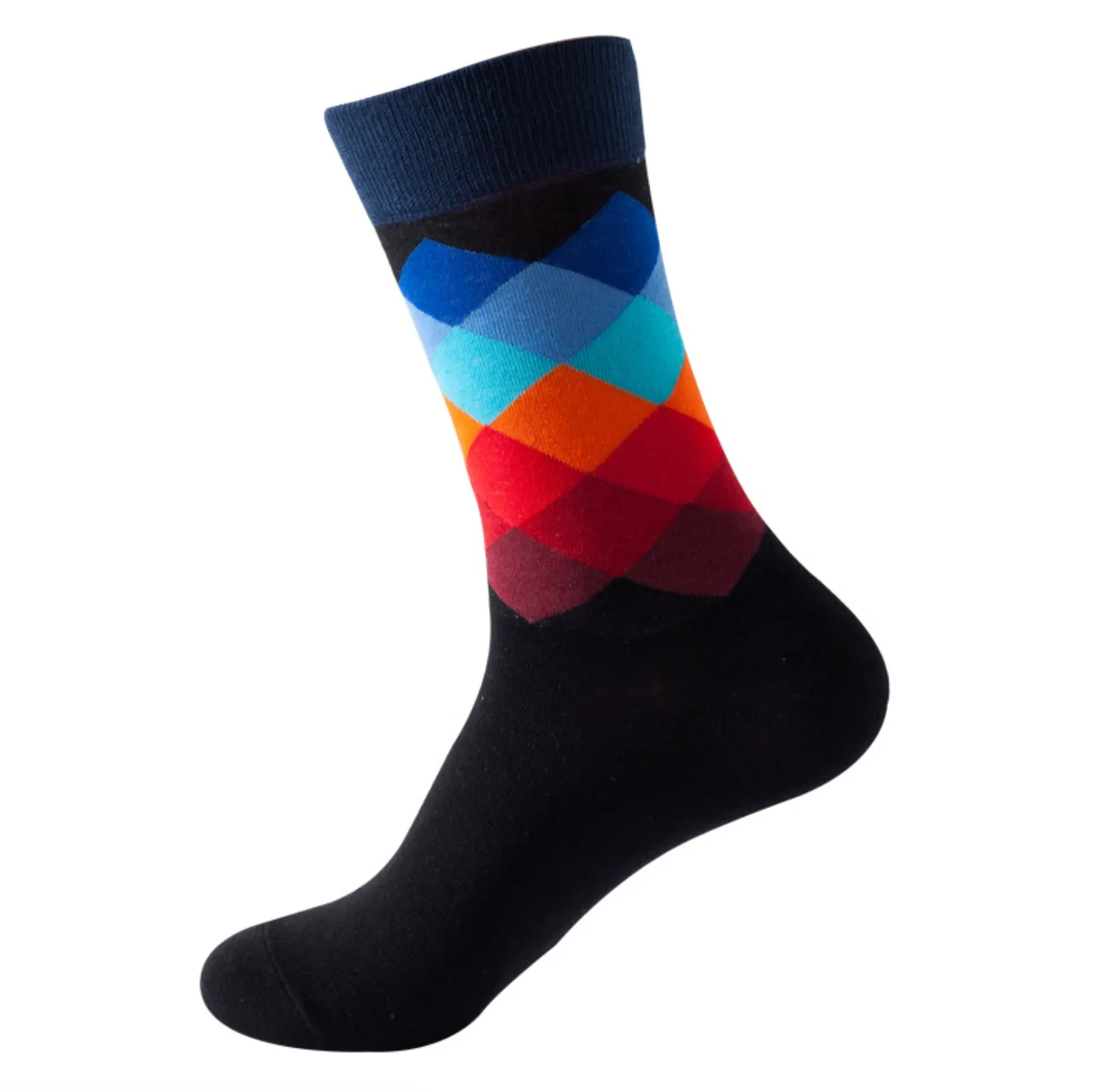 Casual & Dress Cotton Argyle Diamond Cozy Socks