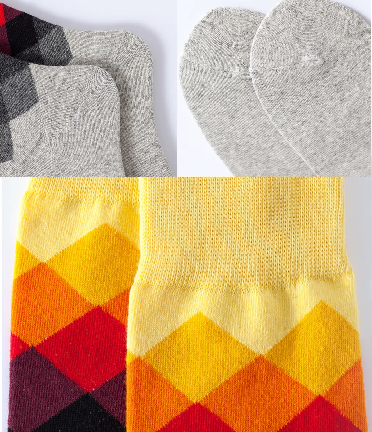 Casual & Dress Cotton Argyle Diamond Cozy Socks