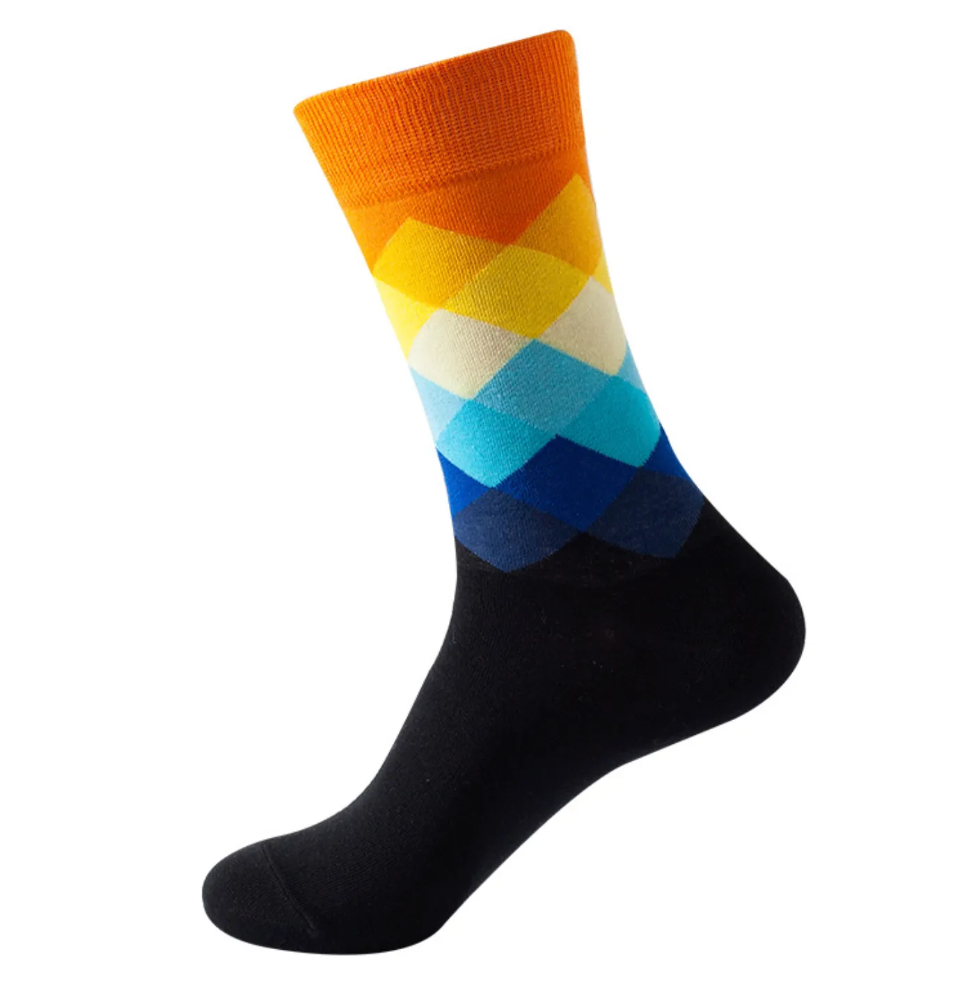 Casual & Dress Cotton Argyle Diamond Cozy Socks