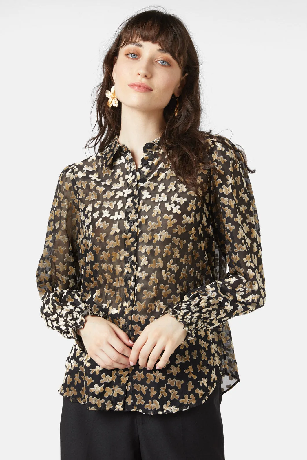 Champagne Bubbles Devore Shirt