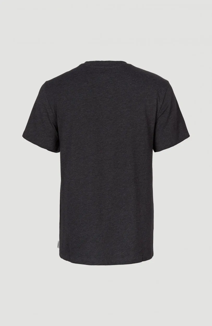 Essentials V-Neck T-Shirt | Black Out