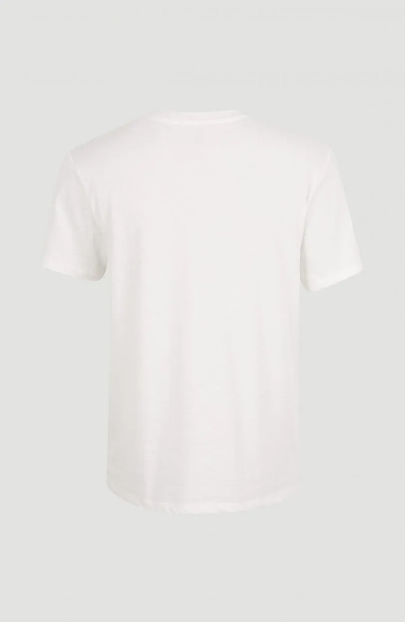 Essentials V-Neck T-Shirt | Snow White