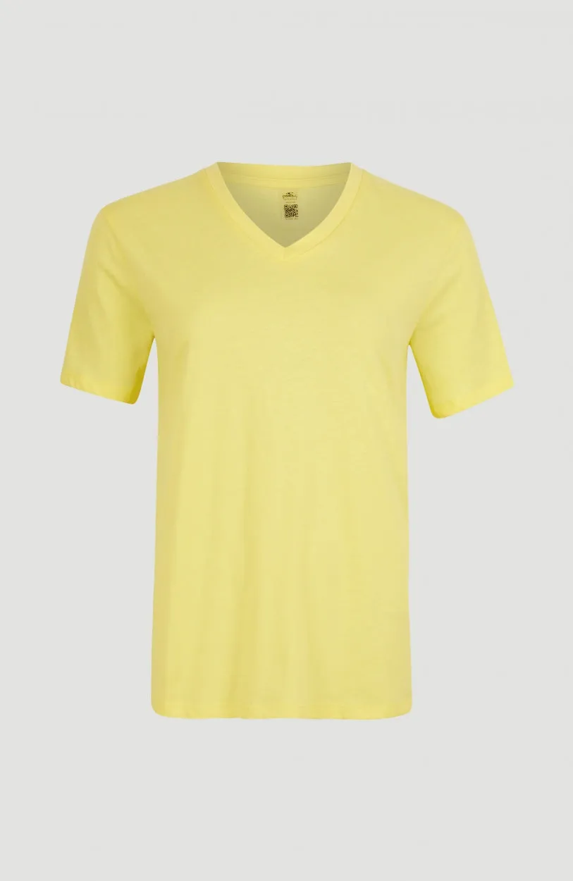 Essentials V-Neck T-Shirt | Sunshine