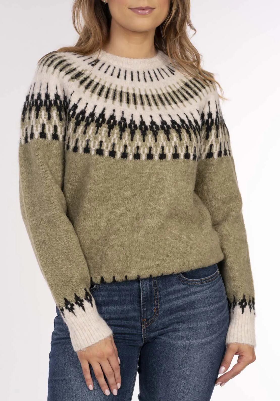 Fairisle Sweater - Green