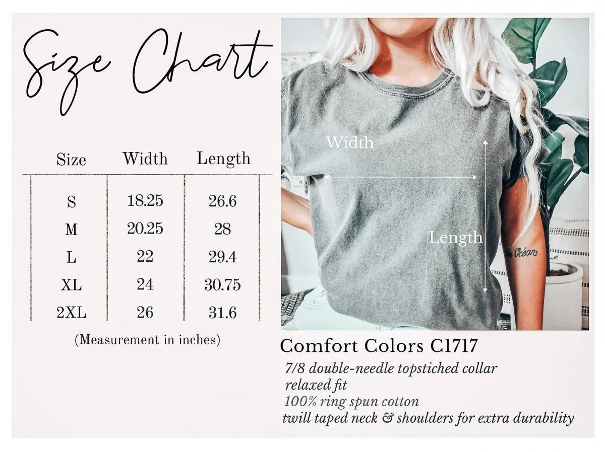 Fall Vibes Heart Comfort Color Wholesale Tee - Quick Shipping