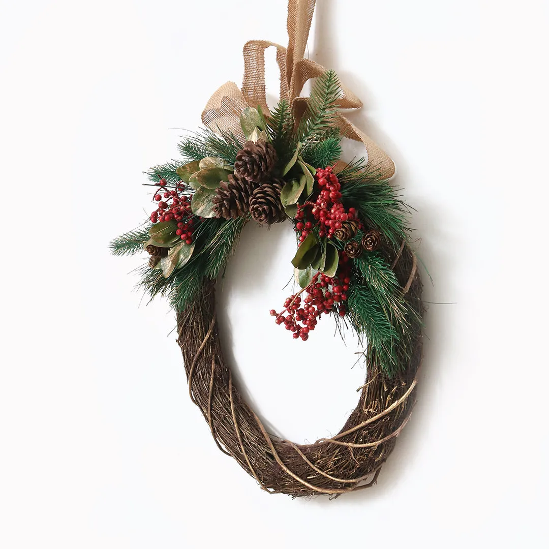 Festive Foliage Wreath