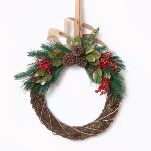 Festive Foliage Wreath