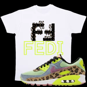 FF Fedi" Cheetah T-shirt to Match Dancefloor Illusion Green's