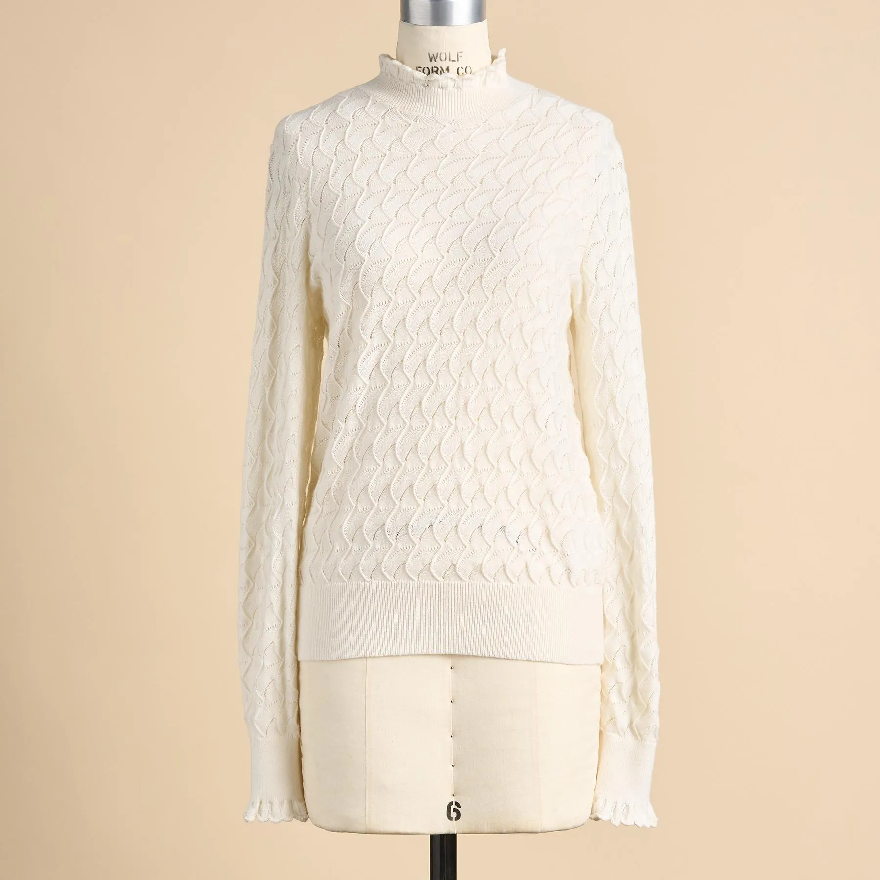 Frances Ruffle Turtleneck, Petite