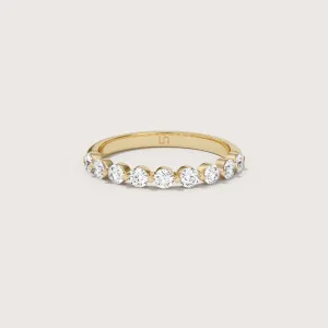 Gia scalloped ring | Halfway diamonds