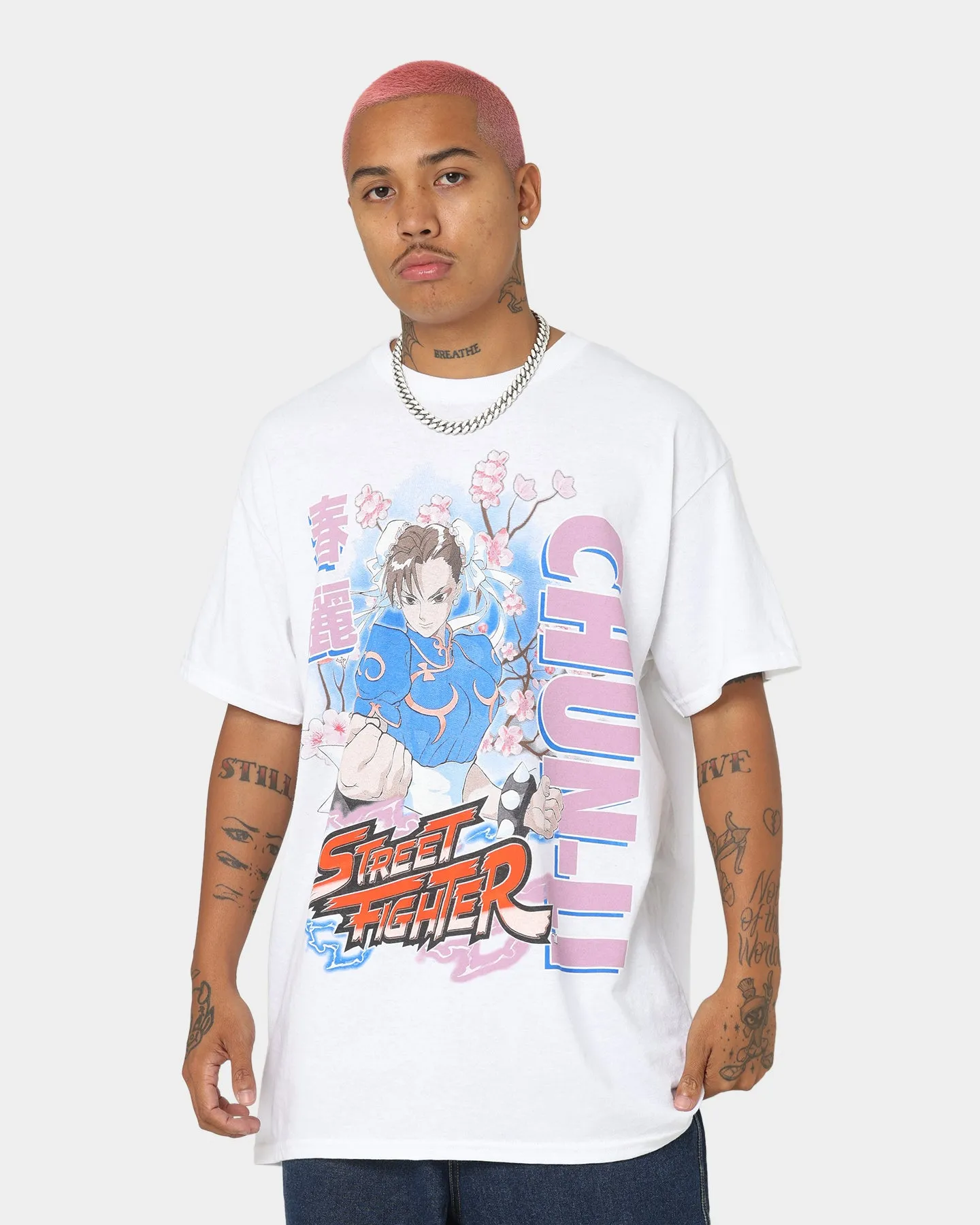 Goat Crew X Street Fighter Chun Li T-Shirt White