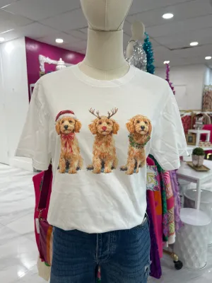 Golden Doodle Christmas Tee