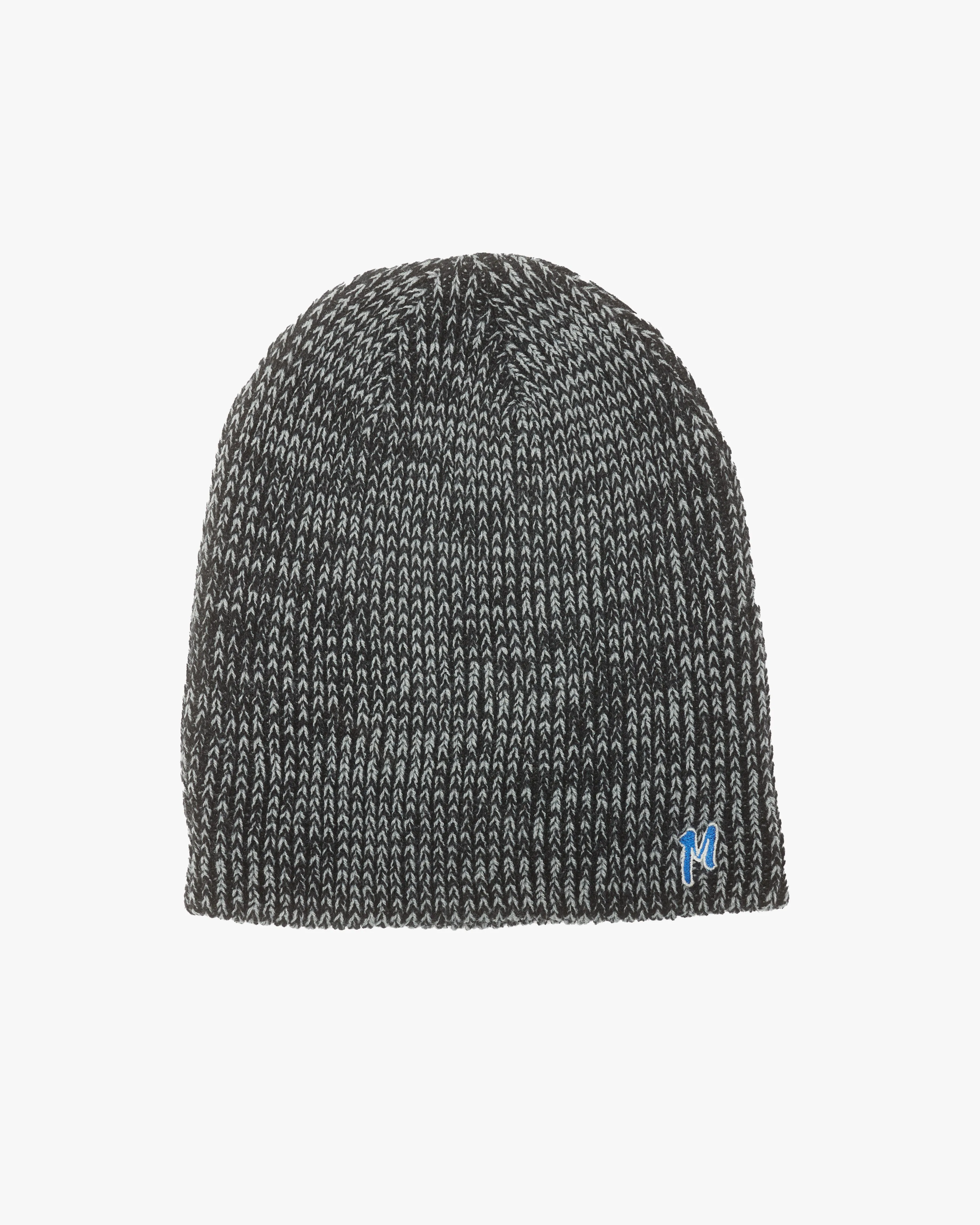 GRAY MARLED BEANIE