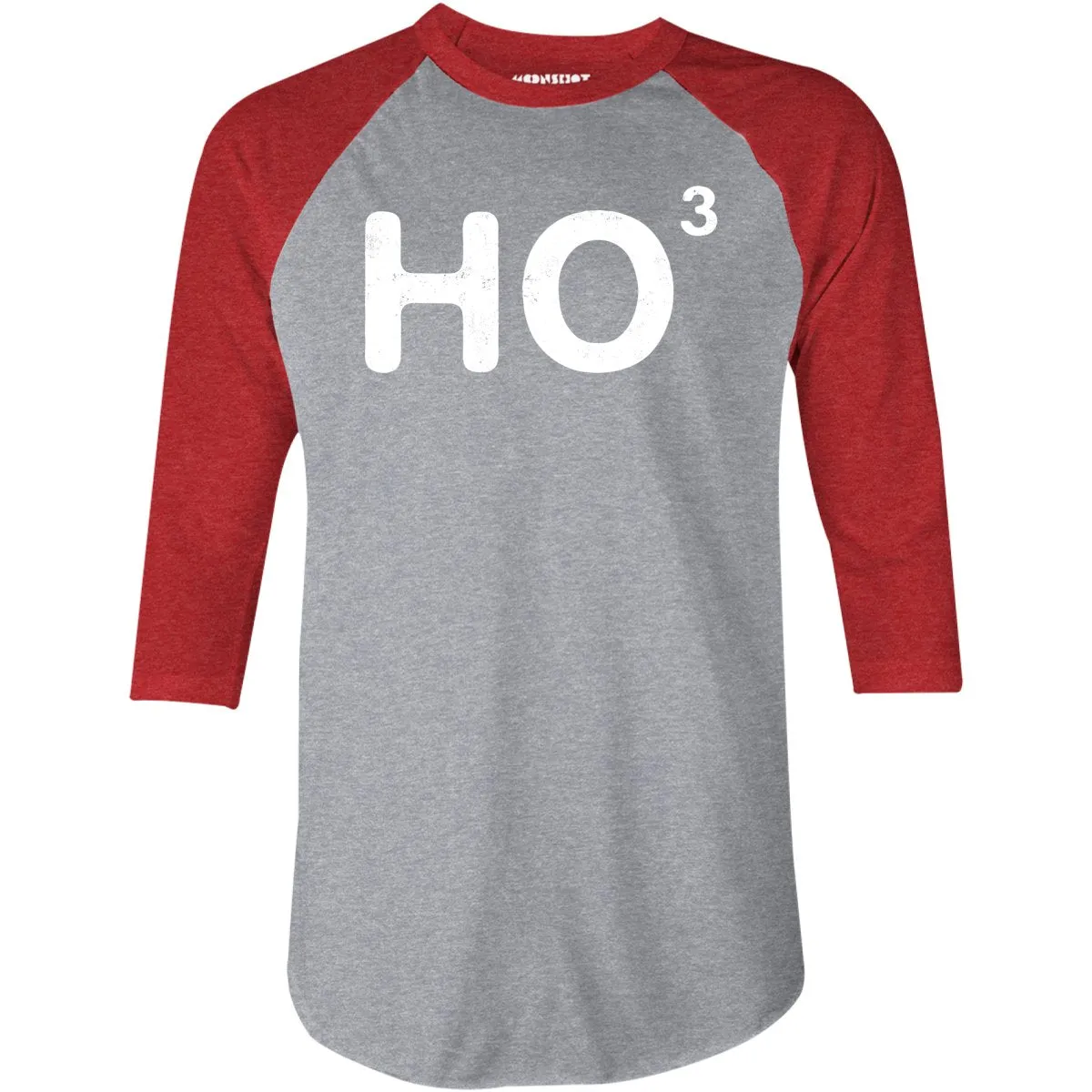 Ho to the Third - 3/4 Sleeve Raglan T-Shirt