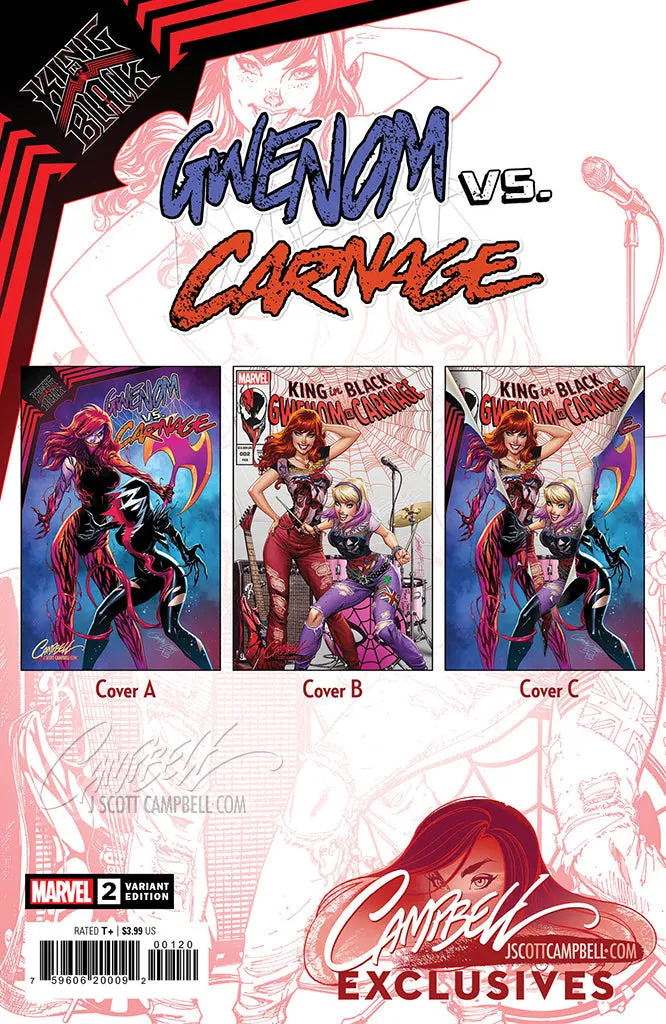 King in Black: Gwenom vs. Carnage #2 JSC EXCLUSIVE Cover A "Venomized"