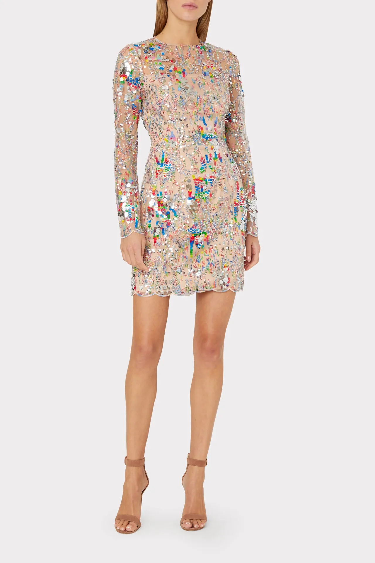 Leona Multi Color Sequins Dress