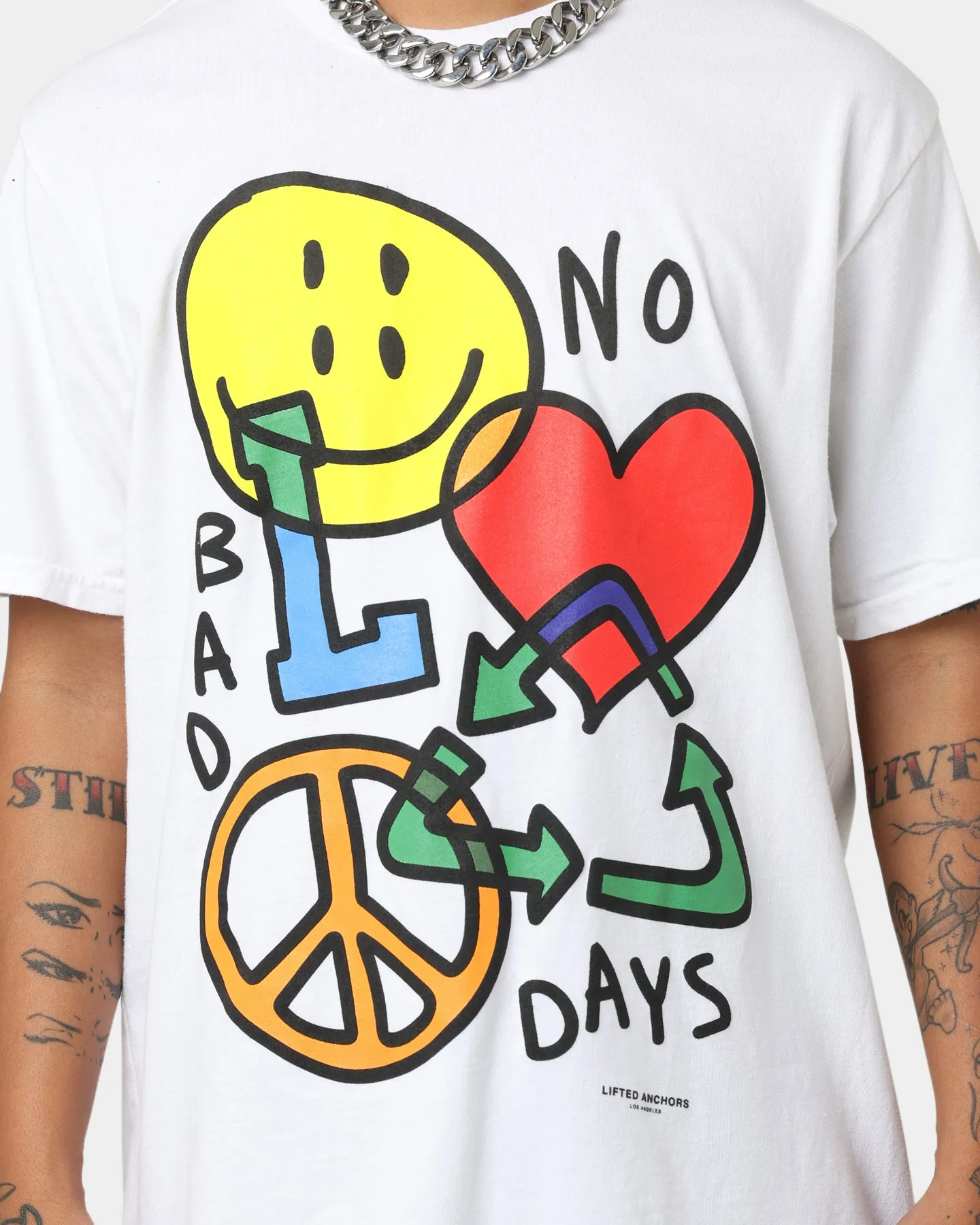 Lifted Anchors No Bad Days T-Shirt White