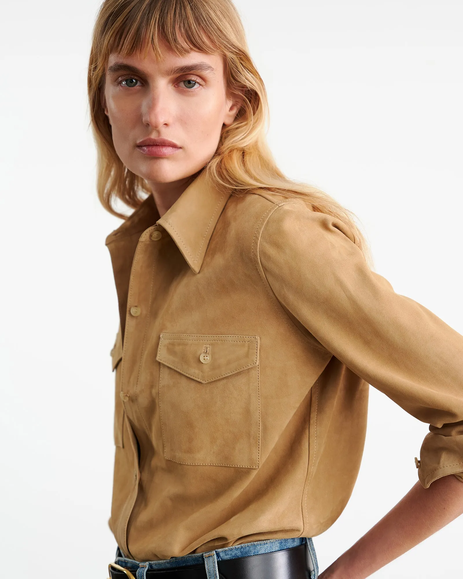 LIMITED EXCLUSIVE | AVA SUEDE SHIRT