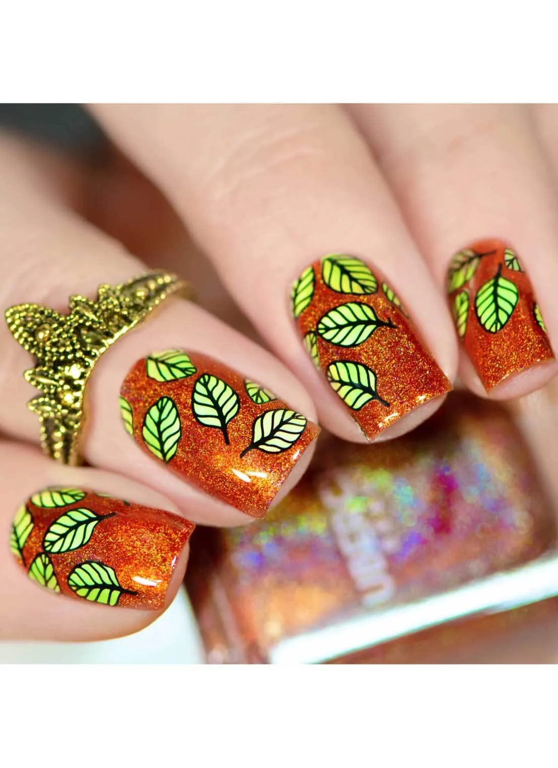 Lovely Leaves 5 - Uber Chic Stamping Plate