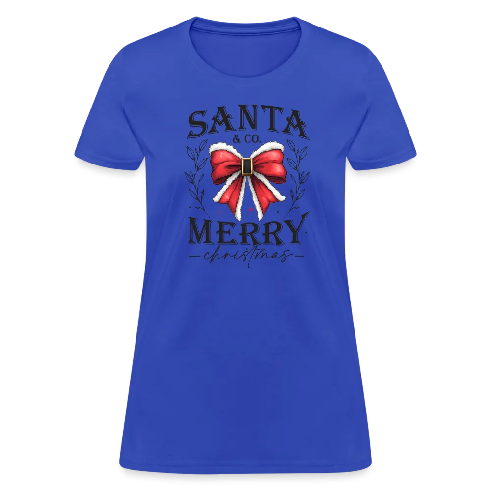 Merry Christmas Santa & Co Women's Contoured T-Shirt