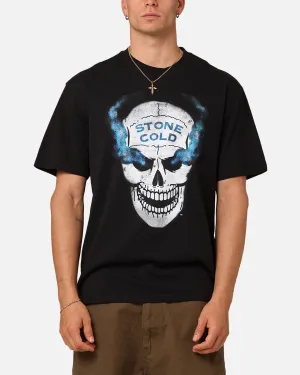 Mitchell & Ness X WWE Stone Cold Steve Austin Skull T-Shirt Overdyed Black