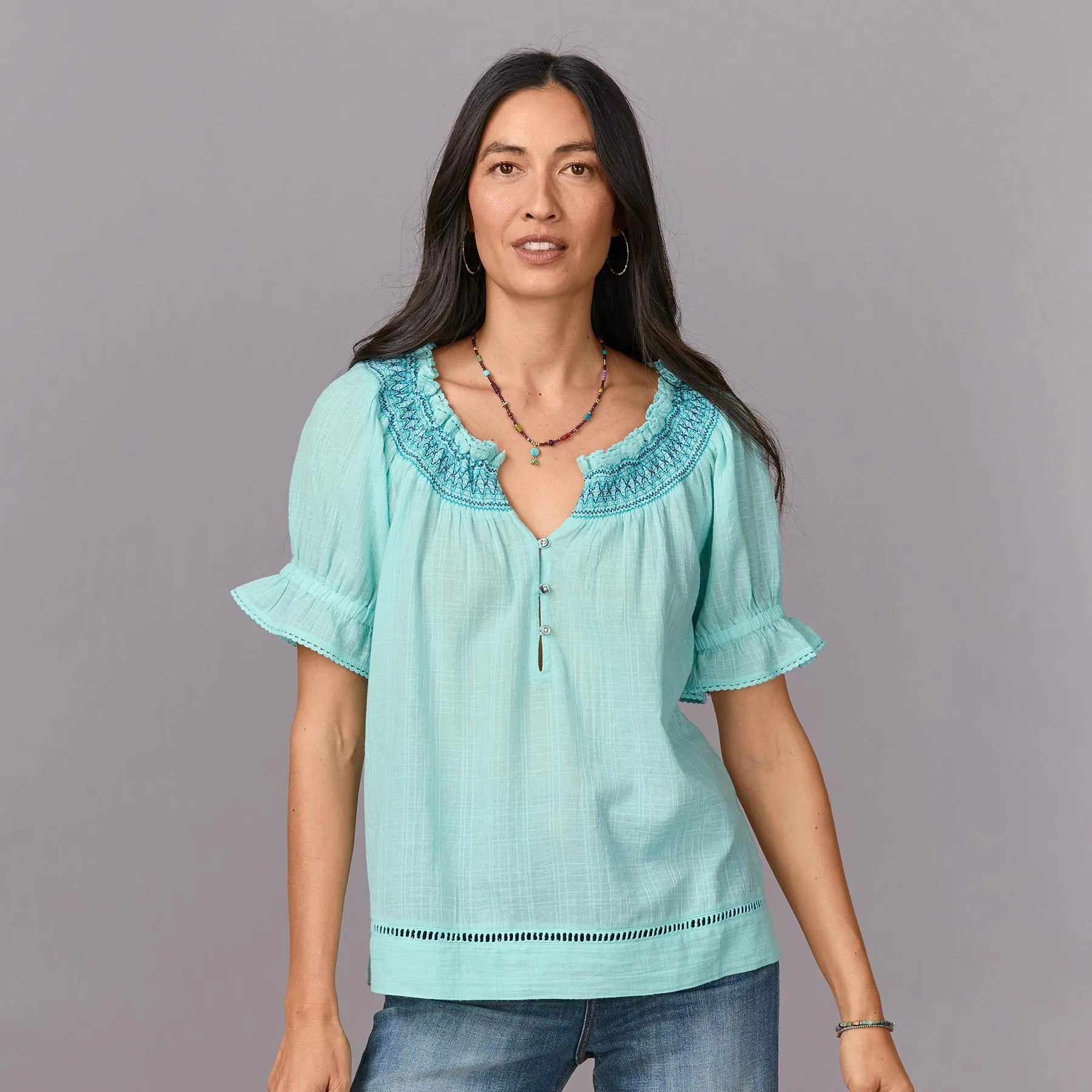 Morgan Easy Top, Petite