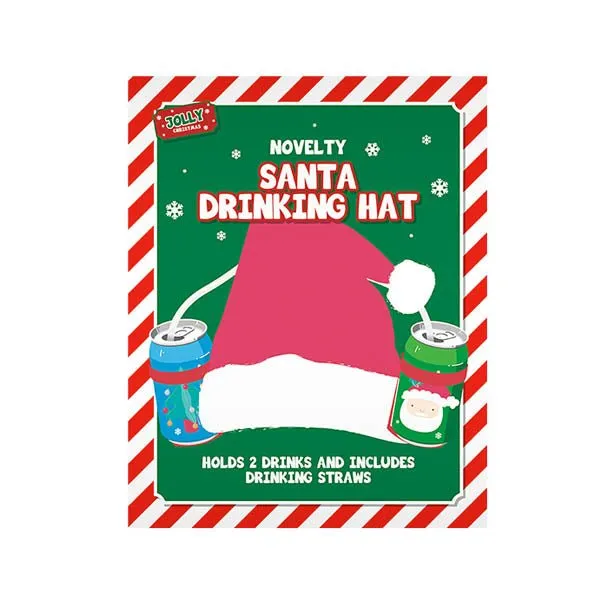 Novelty Santa Drinking Hat