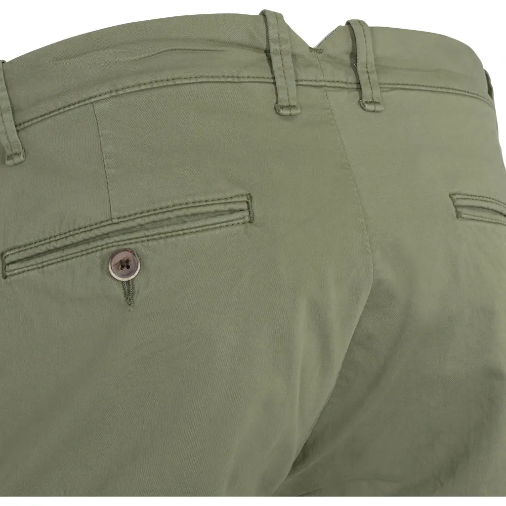 Pio Cotton Stretch Chino - GRN Green