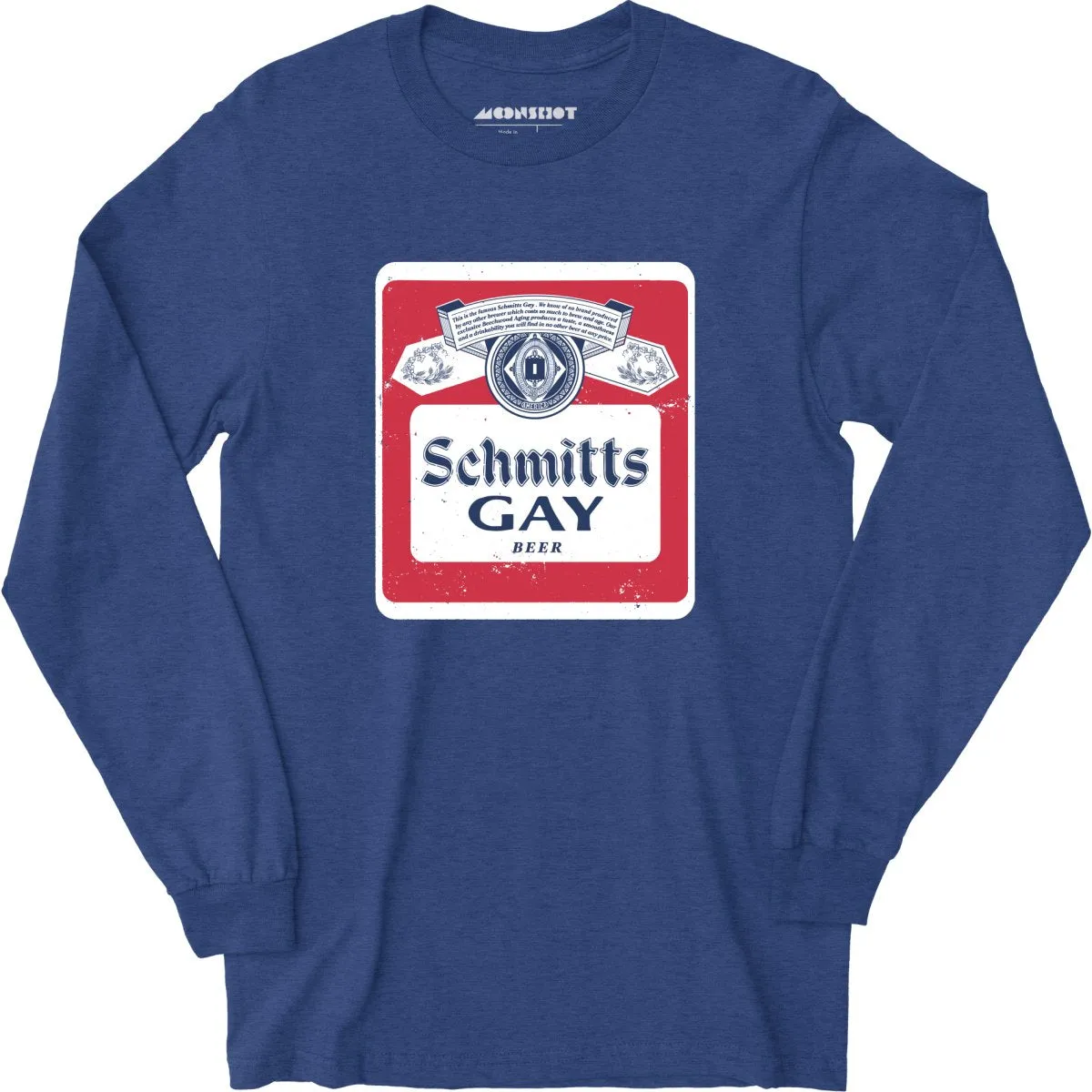 Schmitts Gay Beer - Long Sleeve T-Shirt